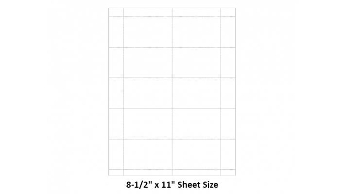 White Laser Tray Tags - 4,000/Pack
